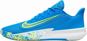 Nike Precision 7 Men's Basketball Shoes (FN4322-400, Photo Blue/Volt/White)