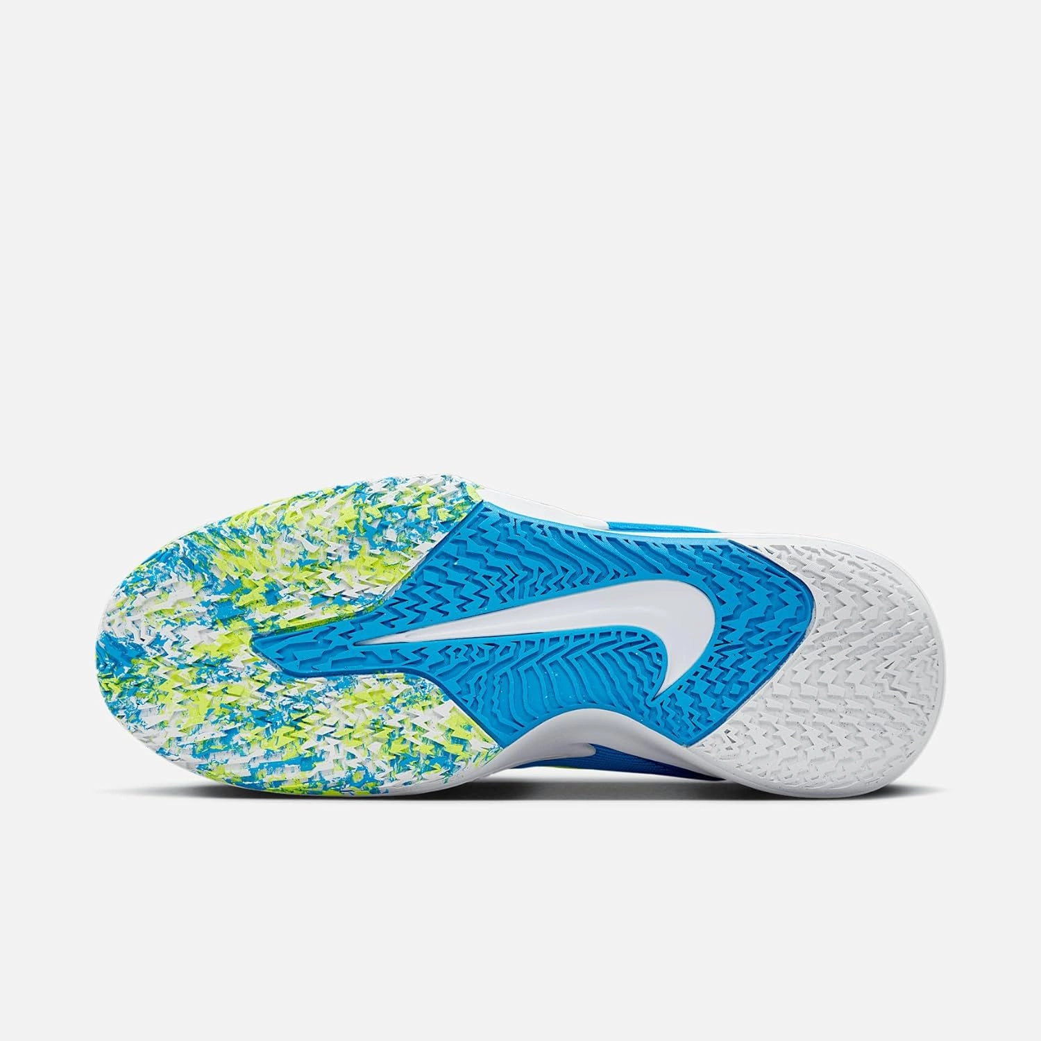 Nike Precision 7 Men's Basketball Shoes (FN4322-400, Photo Blue/Volt/White)