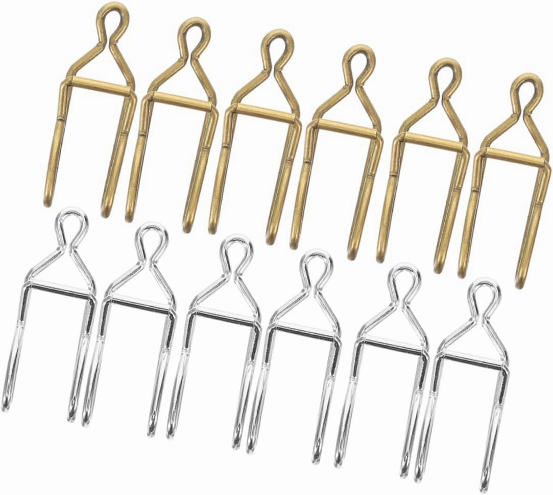 NOLITOY 50pcs Pocket Watch Chain Clips Durable Clasps for DIY Accessories Smooth and Watch Chain Parts for Repairs and