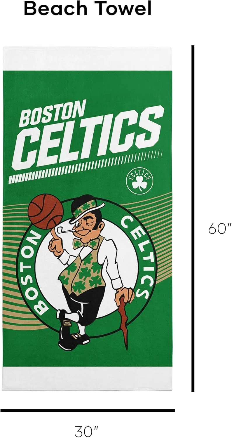 NORTHWEST NBA Officially Licensed Boston Celtics 30" x 60" Microfiber Beach Towel