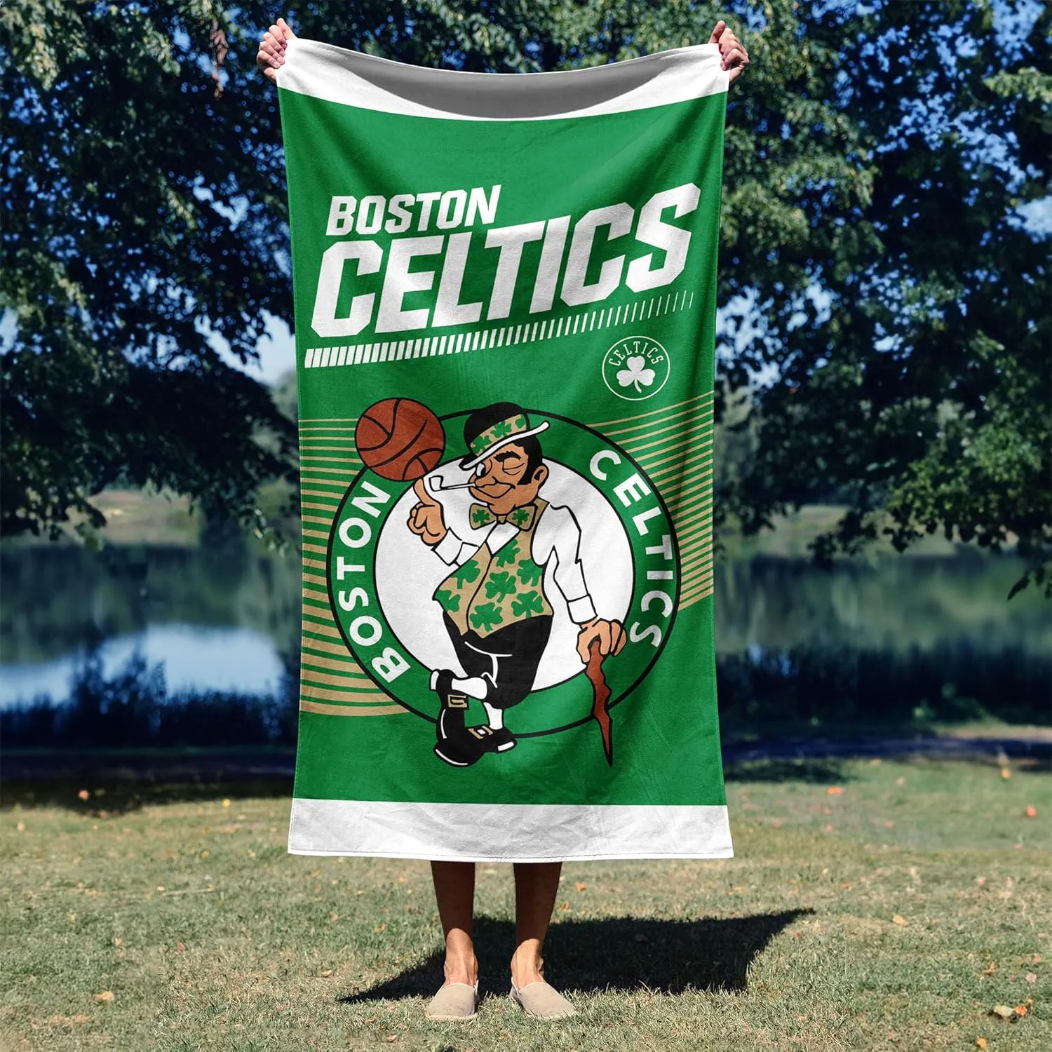 NORTHWEST NBA Officially Licensed Boston Celtics 30" x 60" Microfiber Beach Towel