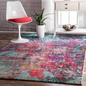 nuLOOM Reva Colorful Abstract Area Rug, 4x6, Multi