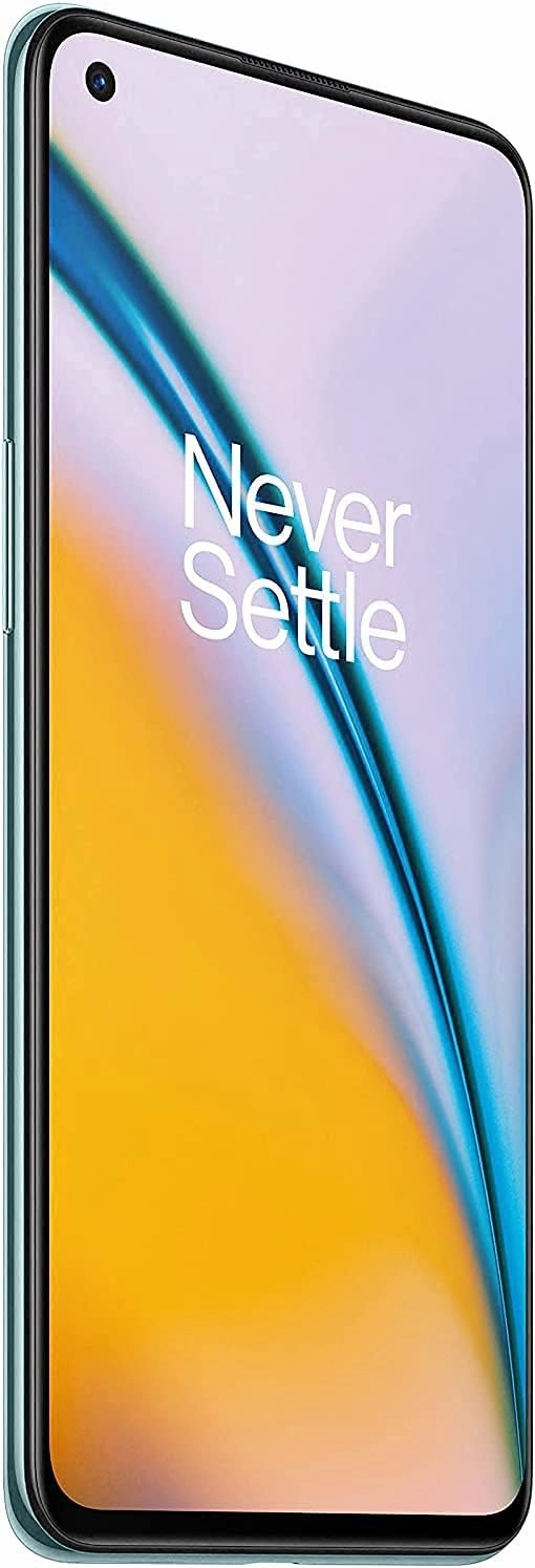 OnePlus Nord 2 5G Euro 4G Volte GSM Global 128GB   8GB 50MP Triple Camera NFC Dual Sim International Version (w/Fast Car Charger Bundle) (Blue Haze)