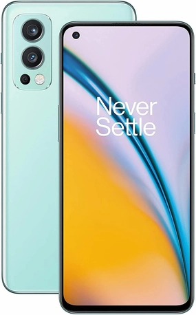 OnePlus Nord 2 5G Euro 4G Volte GSM Global 128GB   8GB 50MP Triple Camera NFC Dual Sim International Version (w/Fast Car Charger Bundle) (Blue Haze)