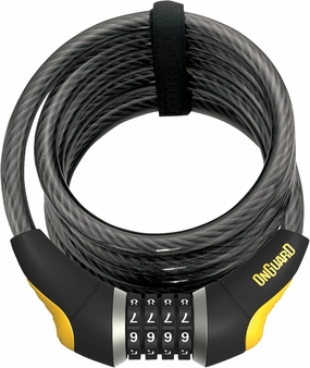 Onguard Doberman Combo 6' Coil Cable Bike Lock