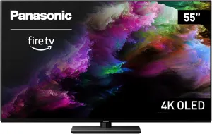 Panasonic Z85 Series (2024 Model) 55-inch OLED 4K Ultra HD Smart Fire TV, Dolby Vision IQ, HDR10  Adaptive, 120Hz Refresh Rate - 55Z85AP