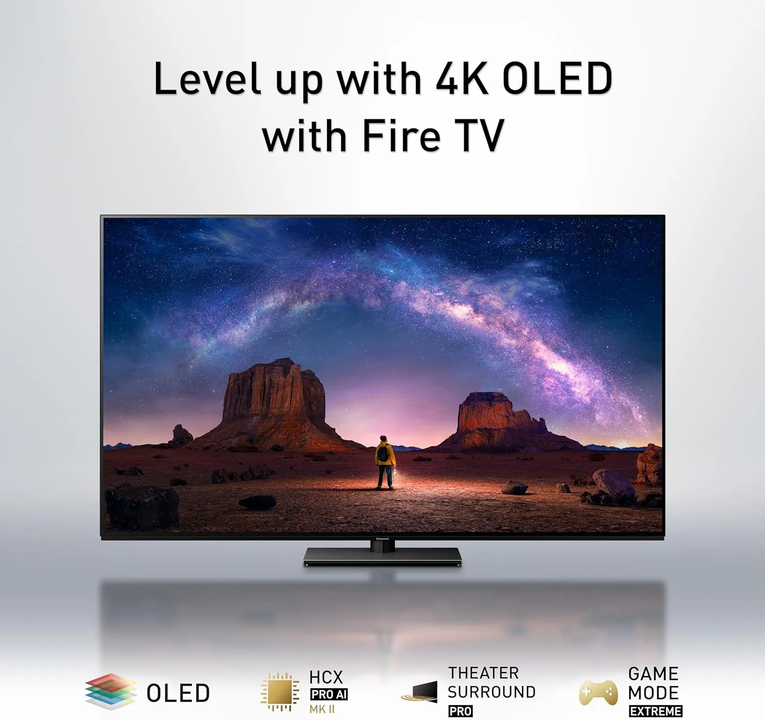 Panasonic Z85 Series (2024 Model) 55-inch OLED 4K Ultra HD Smart Fire TV, Dolby Vision IQ, HDR10  Adaptive, 120Hz Refresh Rate - 55Z85AP