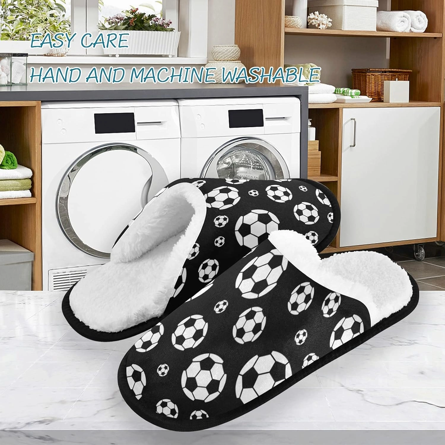 Panda Bear Slippers, Soft Memory Foam Non-Slip Indoor House Slippers Home Shoes for Bedroom Hotel Travel Spa