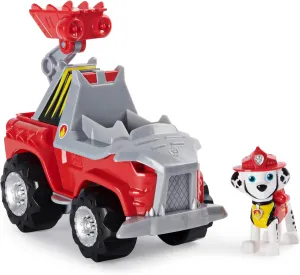 PAW Patrol, Dino Rescue Marshall’s Deluxe Rev Up Vehicle with Mystery Dinosaur Figure