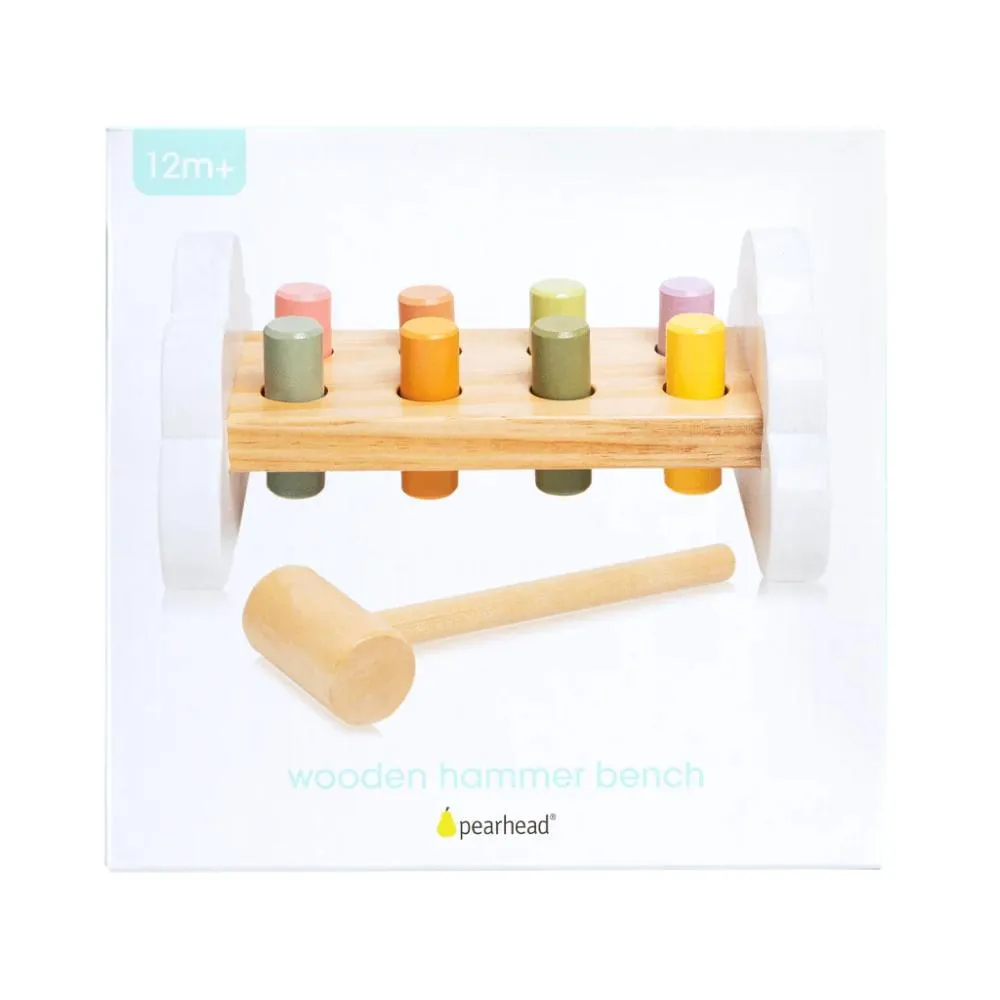 Pearhead Wooden Hammer And Bench