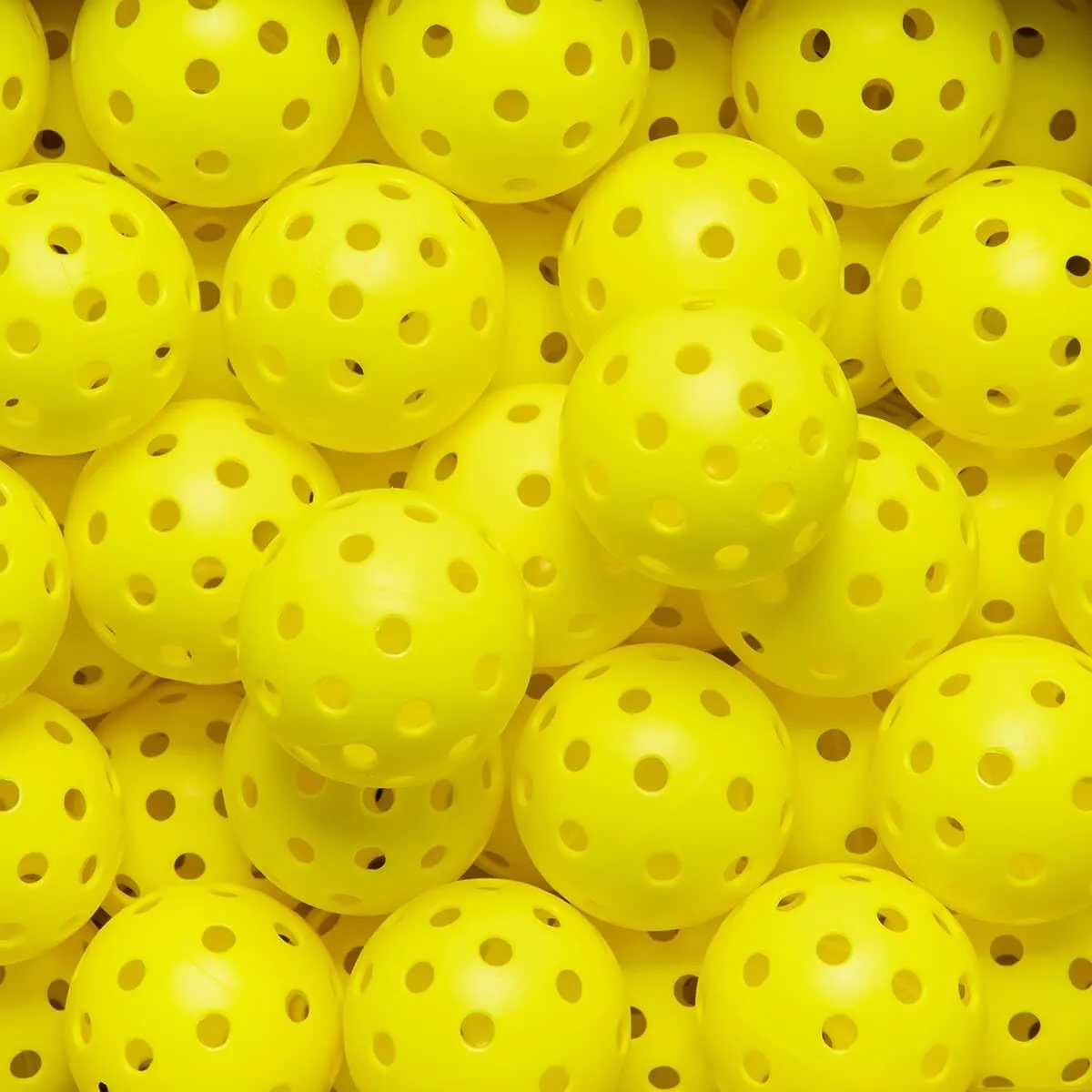 Penn 40 Outdoor Yellow Pickleballs - Softer Feel for Recreational & Club Play - USAPA Approved (3, 6 and 100 Pack Available)