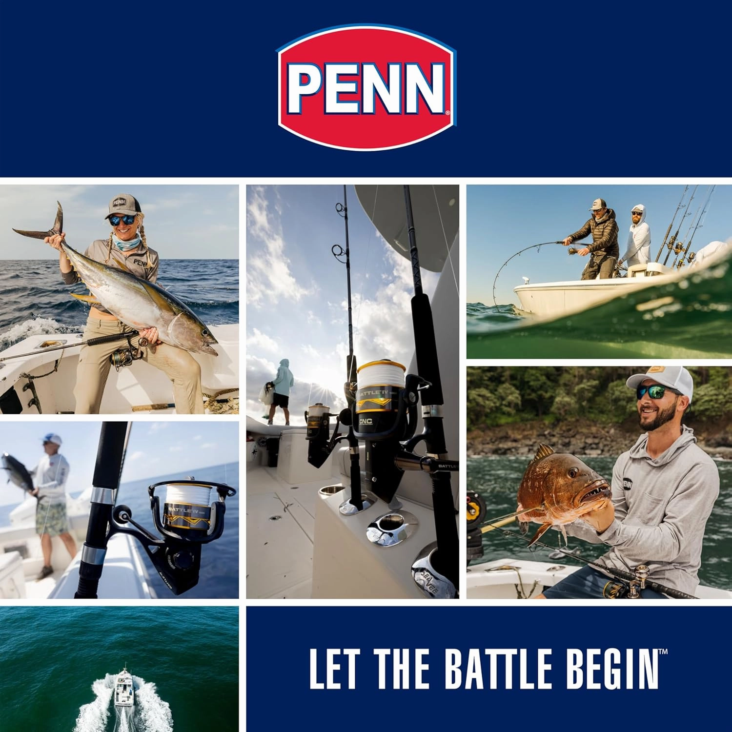 PENN Pursuit III & Pursuit IV Spinning Reel and Fishing Rod Combo