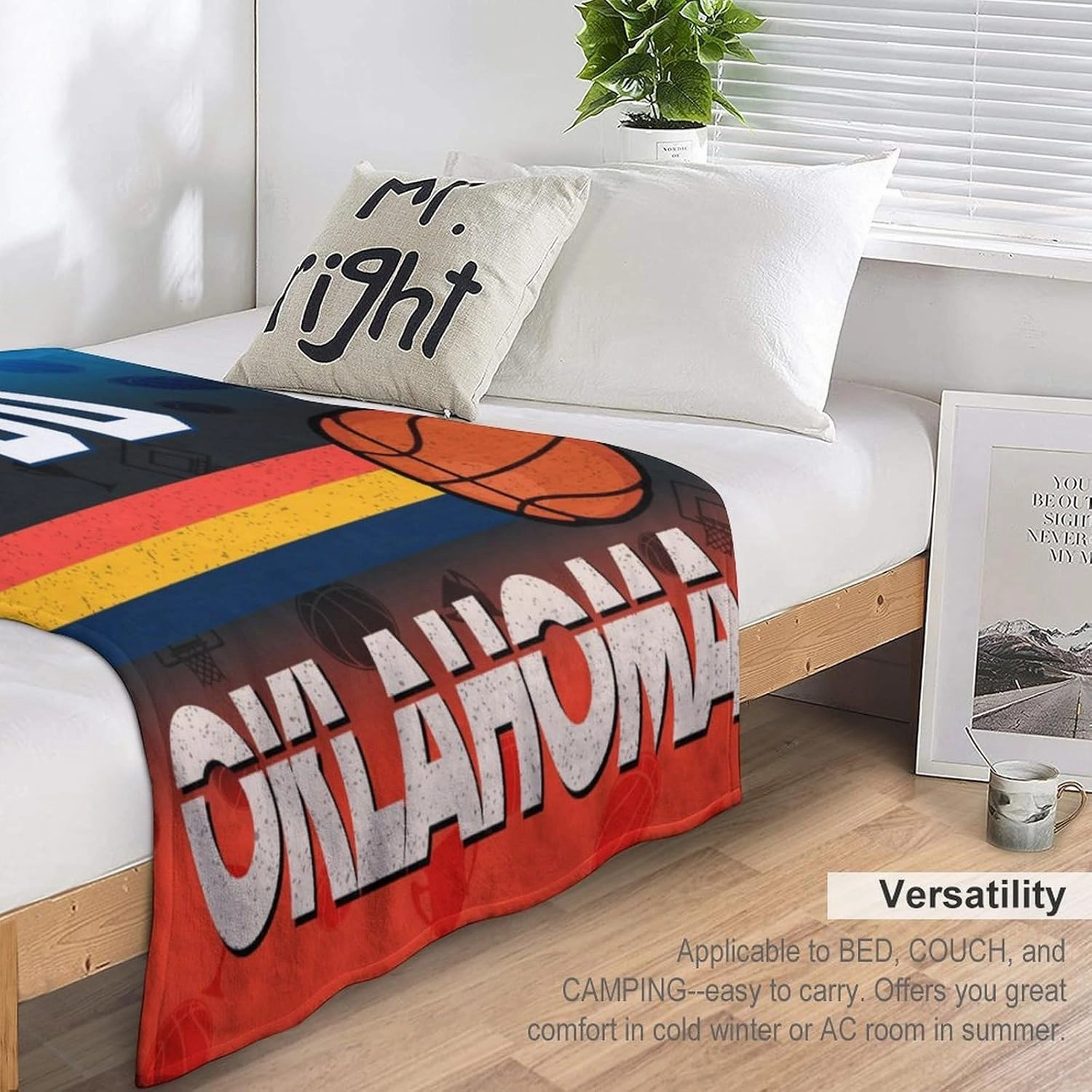 Personalized Basketball Throw Blankets Add Name Numbers Flannel Blankets Basketball Fans Gifts 50" x 40",60" x 50",80" x 60"