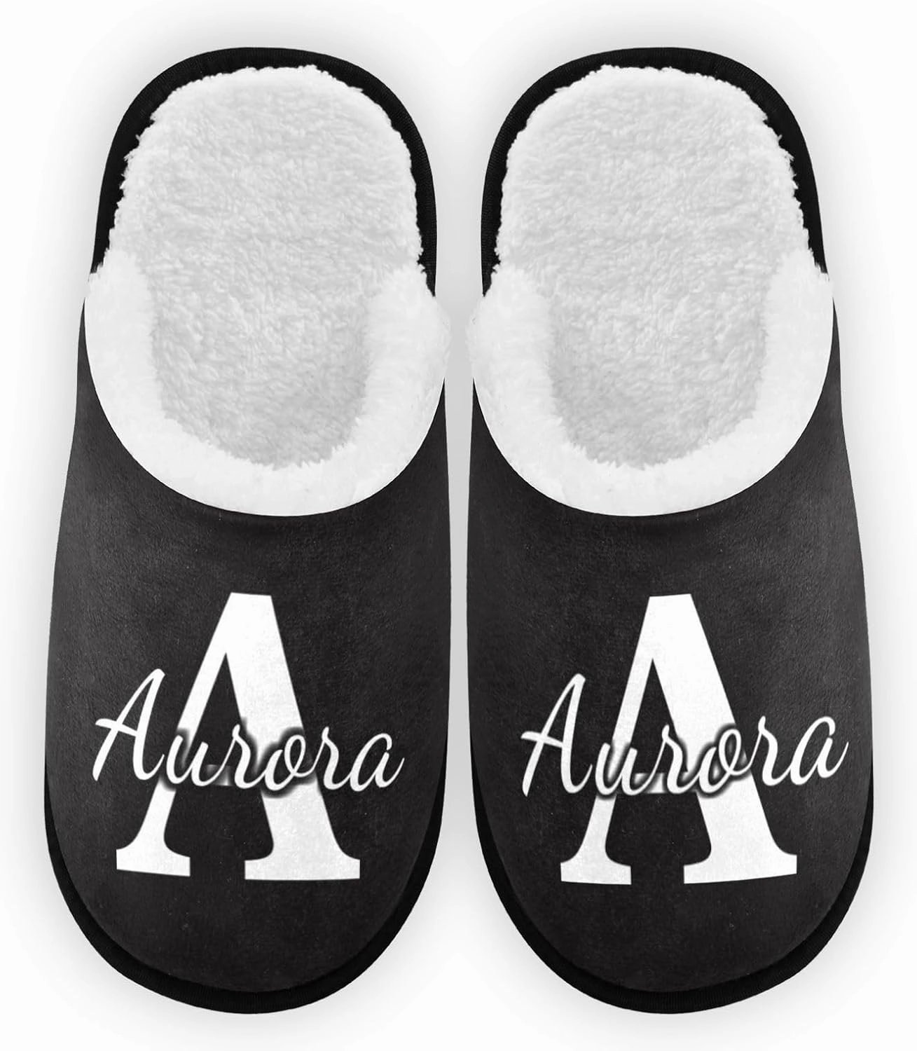 Personalized Buffalo Plaid Check Red House Slippers for Women Men Washable Soft House Home Spa Slippers Slipper for Travel,L