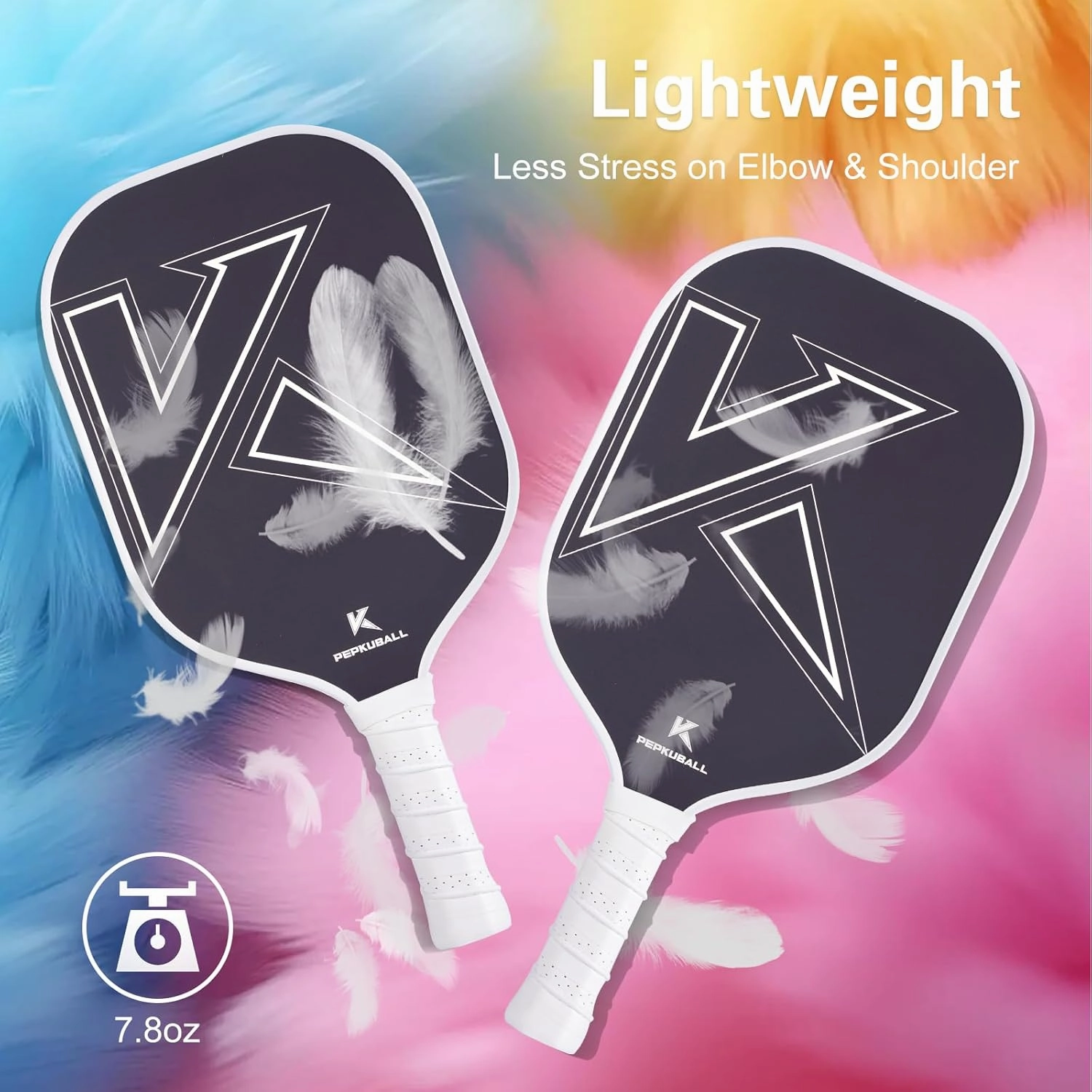 Pickleball Paddles Set Fiberglass Surface Pickleball-Paddles with Pickle Ball Rackets ​for Men Women