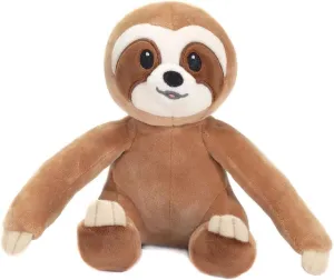 Pocket Huggables 6 Inch Sloth Plush Toy Soft Stuffed Animal Keychain for Kids Toddlers Babies – Cute Mini Sloth Plushie Clip-On for Backpack Nursery Gift Travel Comfort Collectible Cuddly