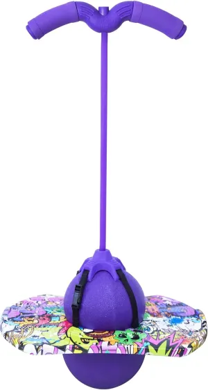Pogo Ball with Handle, Pogo Stick Balance Board, Gifts for Kids Ages 6 & Up, Toys for Girls and Boys, Toys for Ages 4, with Pump and Strong Grip Deck