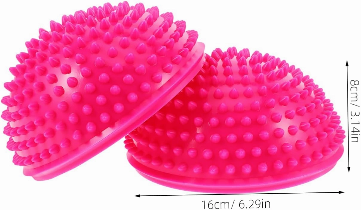POPETPOP Sensory Hedgehog Balance Stability Balls Half Spike Dome for Adults Durable Exercise Equipment for