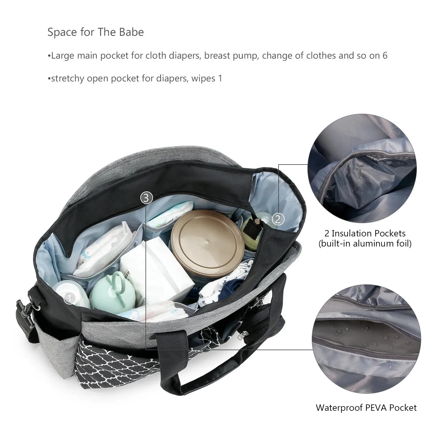 Portable Baby Changing Carrier Bag