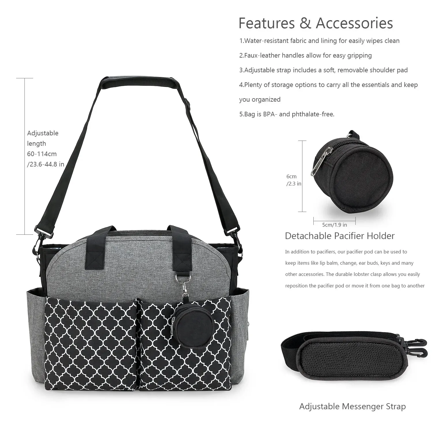Portable Baby Changing Carrier Bag