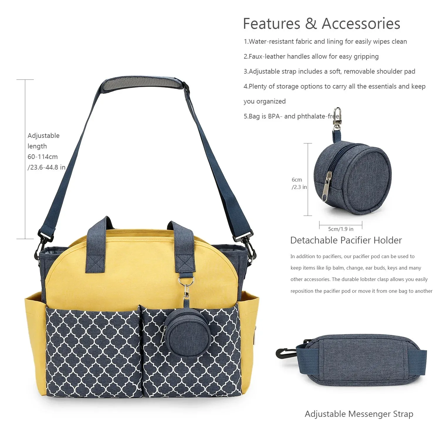 Portable Baby Changing Carrier Bag