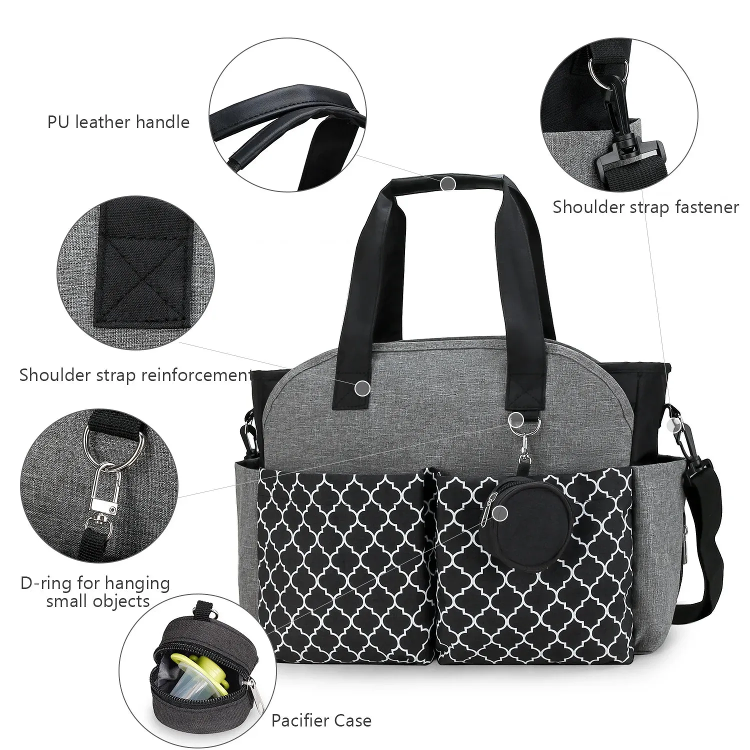 Portable Baby Changing Carrier Bag