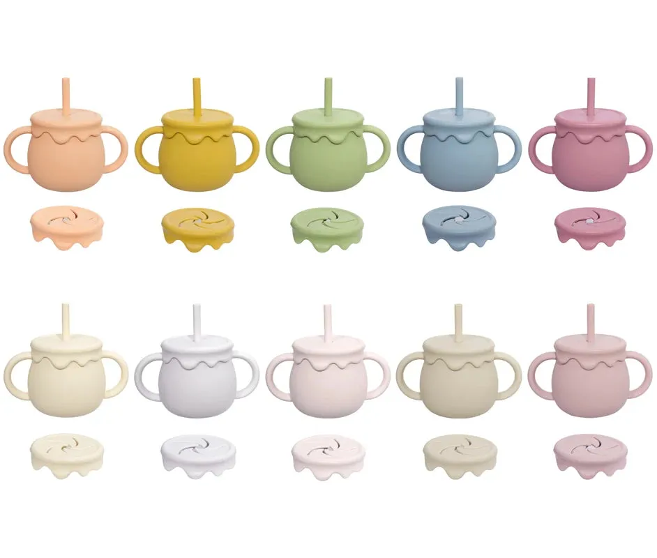 Portable Baby Feeding Cups – Sippy & Snack Container