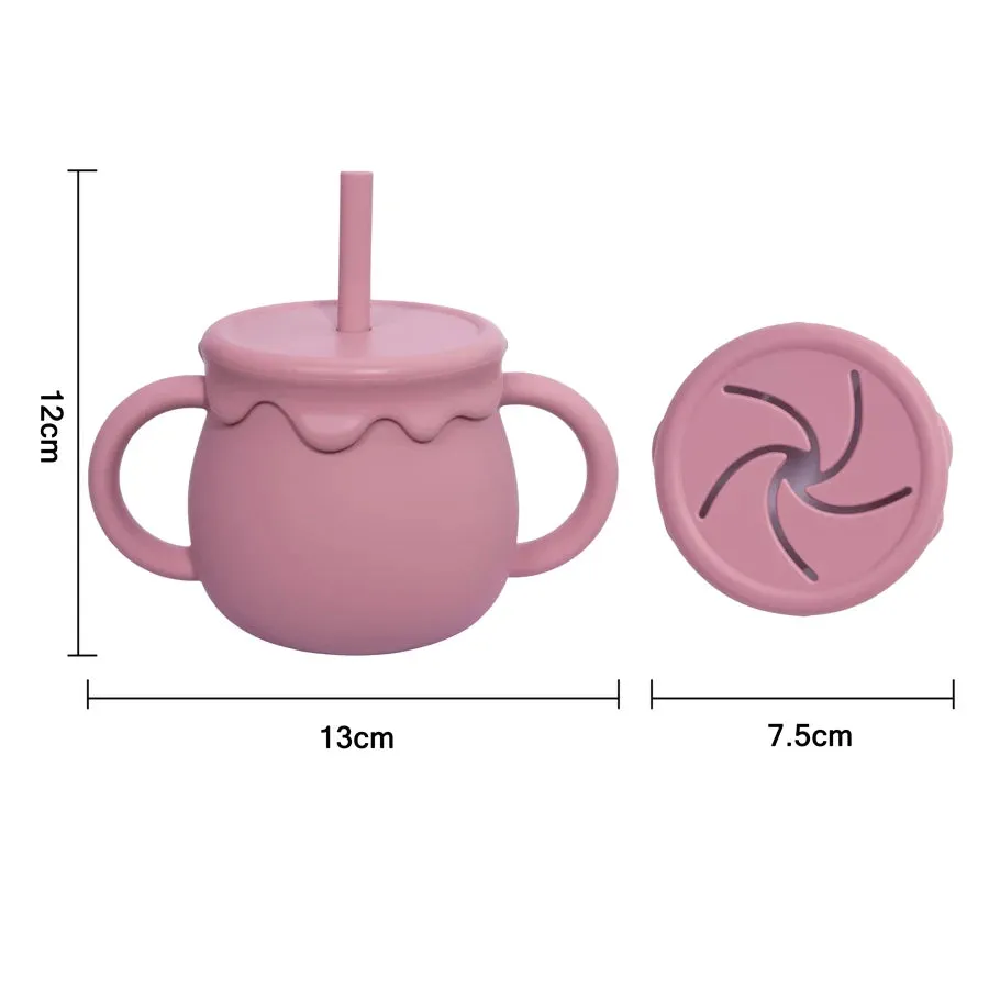 Portable Baby Feeding Cups – Sippy & Snack Container