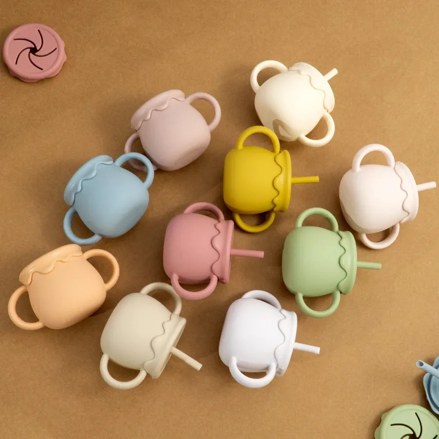 Portable Baby Feeding Cups – Sippy & Snack Container