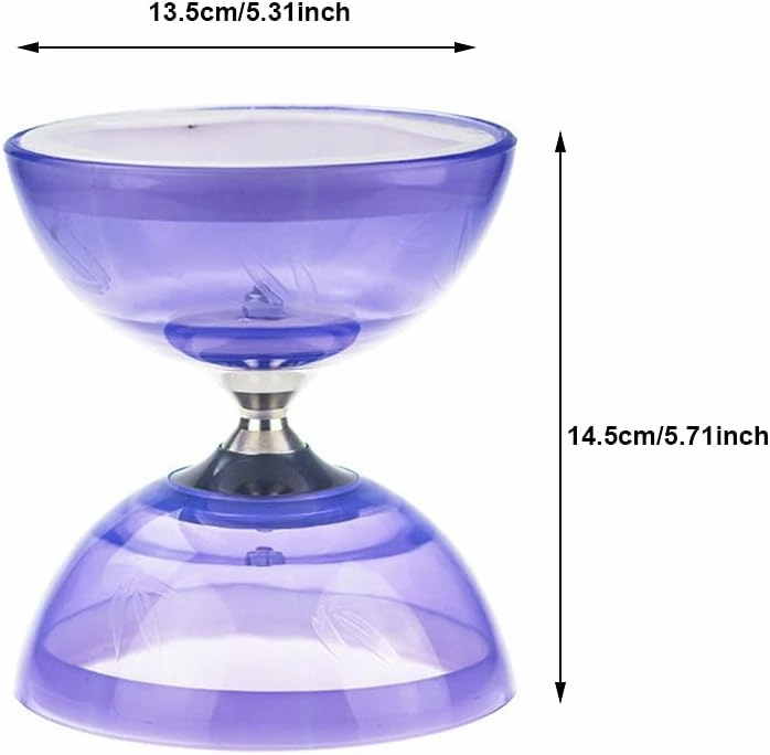 Professional Ball Bearing Diabolo with 10m Rope   Pole   Net Bag, Chinese Yoyo Toy