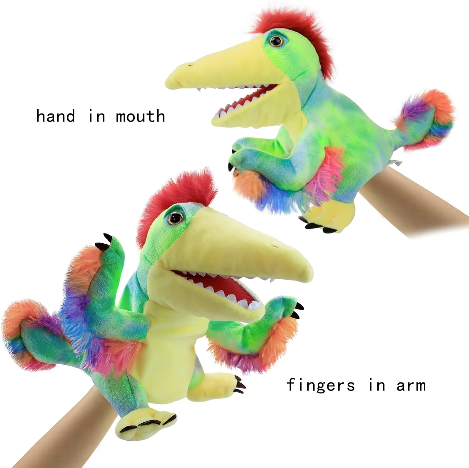 Puppets Hand Puppets Puppets for Kids, Dinosaur Hand Puppets Dinosaur Toys Plush Puppet Stuffed Hand Puppet Dinosaur Toy,Puppet Story Toys Dinosaur Puppets Dinosaur Toys for Kids (Dinosaur 11)