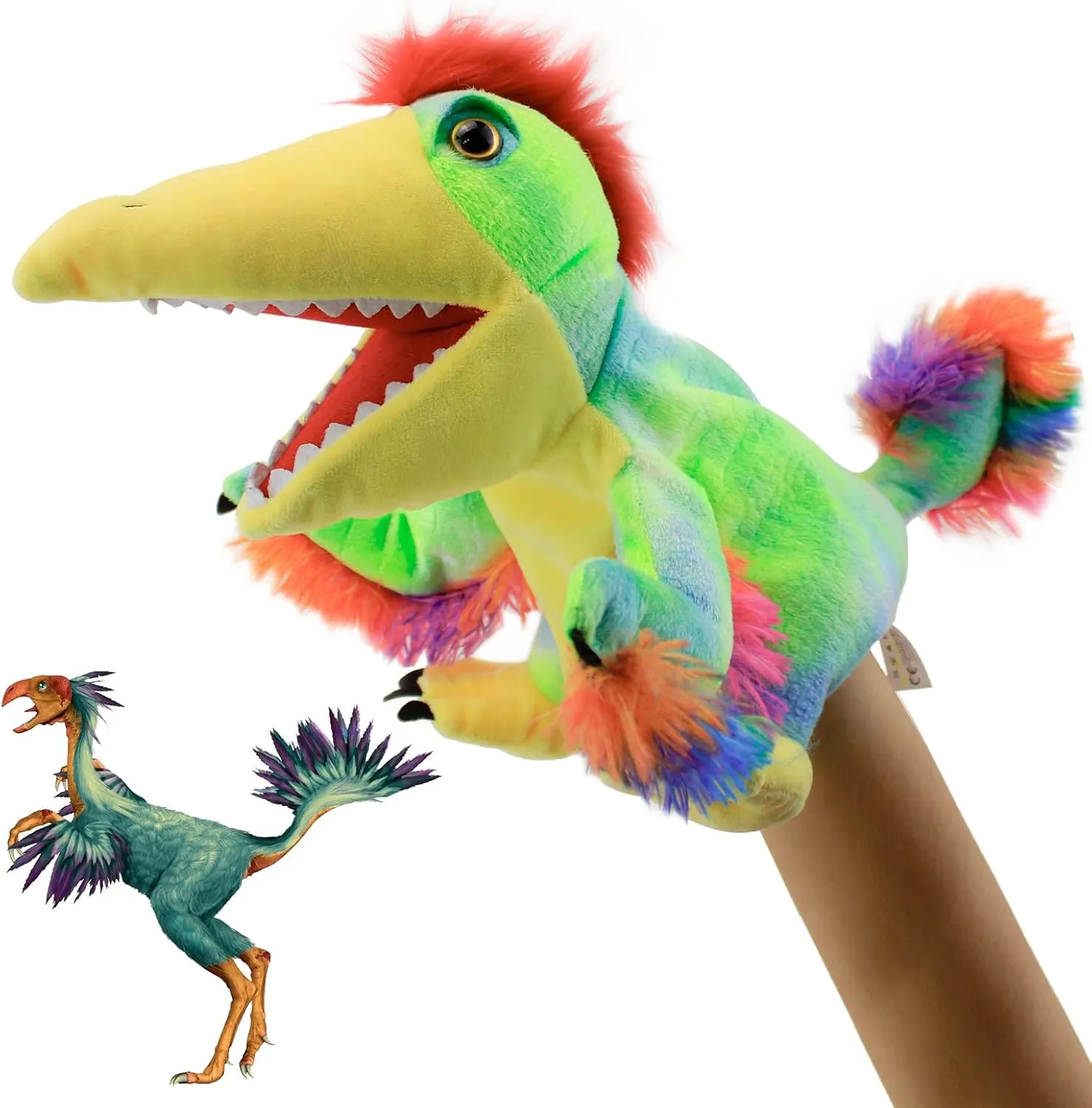 Puppets Hand Puppets Puppets for Kids, Dinosaur Hand Puppets Dinosaur Toys Plush Puppet Stuffed Hand Puppet Dinosaur Toy,Puppet Story Toys Dinosaur Puppets Dinosaur Toys for Kids (Dinosaur 11)