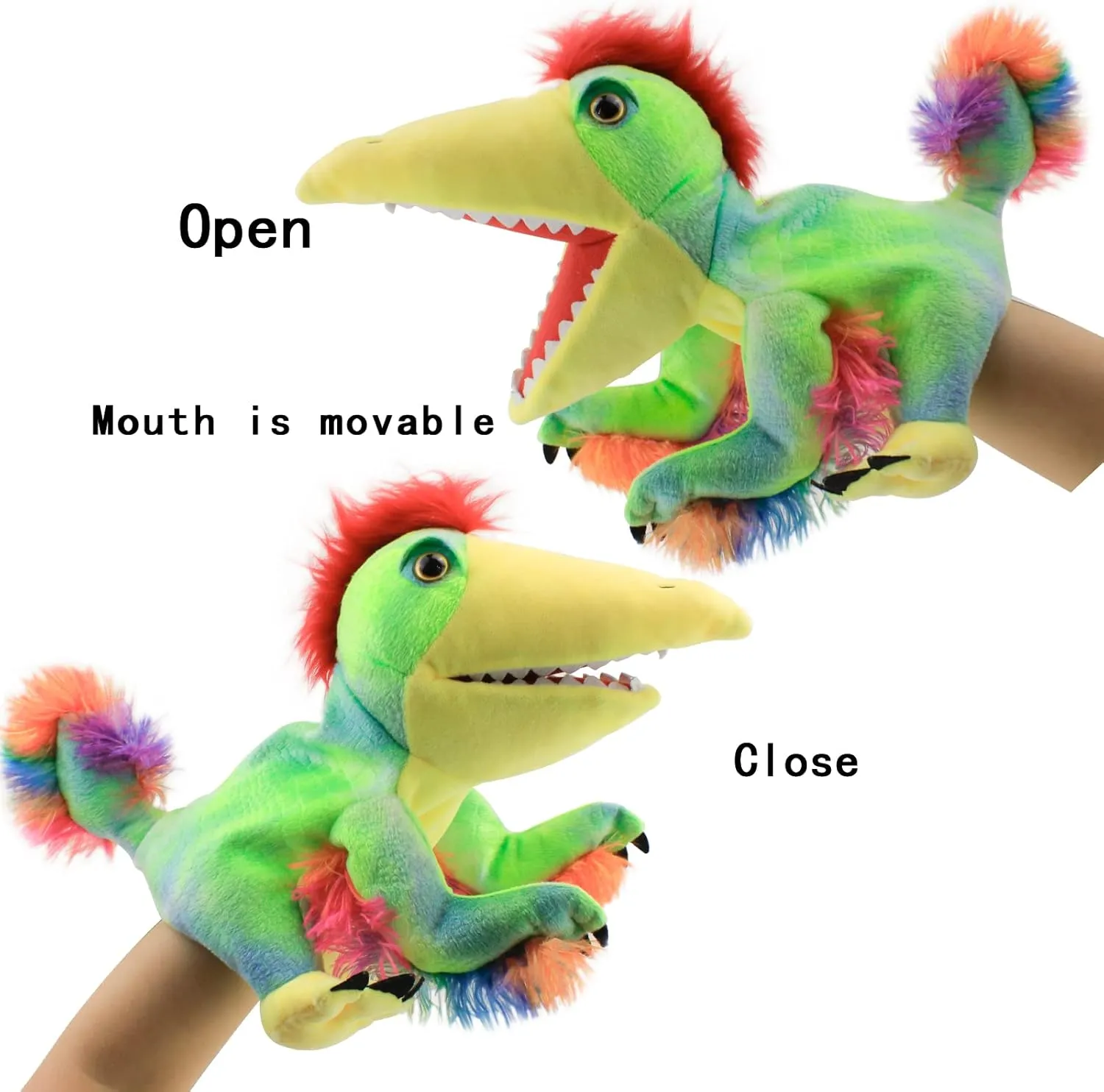 Puppets Hand Puppets Puppets for Kids, Dinosaur Hand Puppets Dinosaur Toys Plush Puppet Stuffed Hand Puppet Dinosaur Toy,Puppet Story Toys Dinosaur Puppets Dinosaur Toys for Kids (Dinosaur 11)