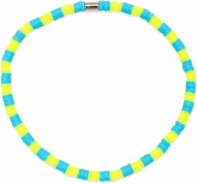 Pura Vida Anklet Seascape Vinyl Disc Stretch Womens Ankle Bracelets