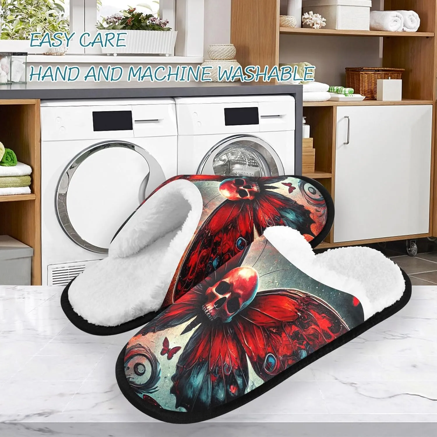 Purple Spiral Galaxy Art Portable Soft Slippers for Women, Men's House Shoes, Travel Slippers Men 35-45
