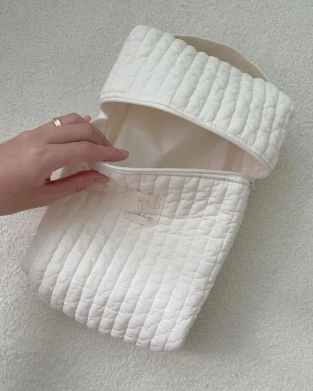 Quilted Stroller Diaper Organizer