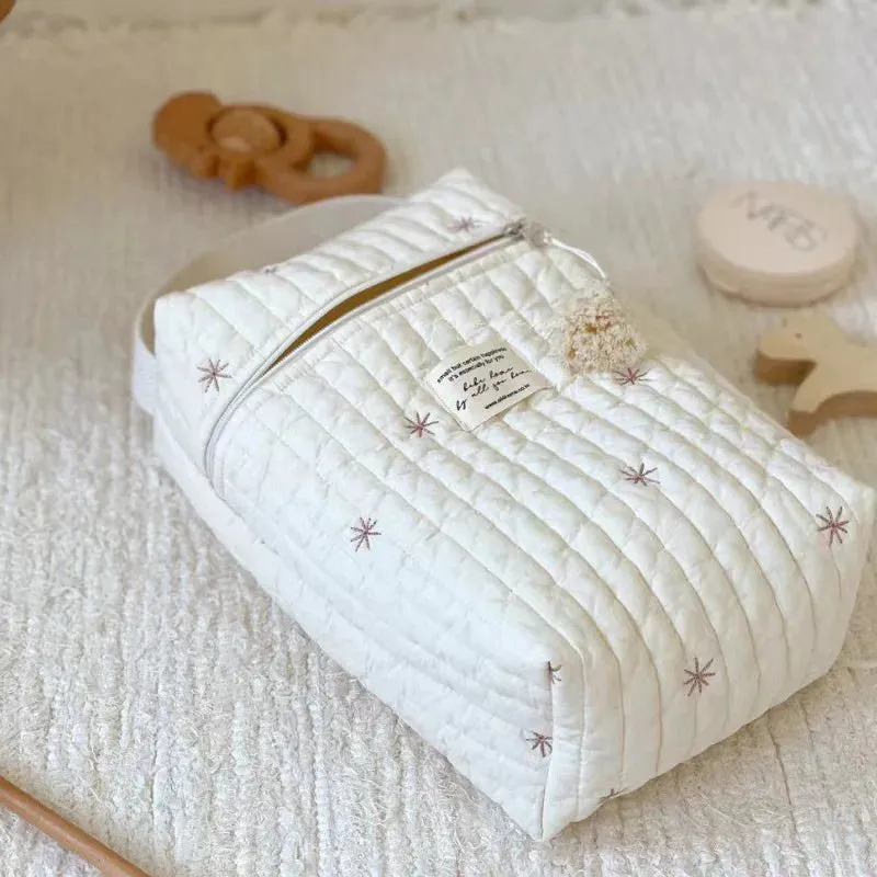 Quilted Stroller Diaper Organizer