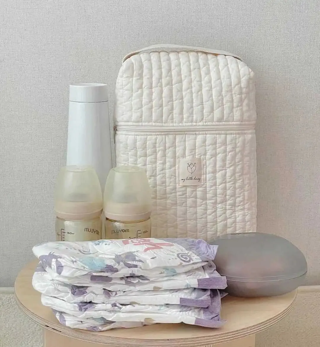 Quilted Stroller Diaper Organizer