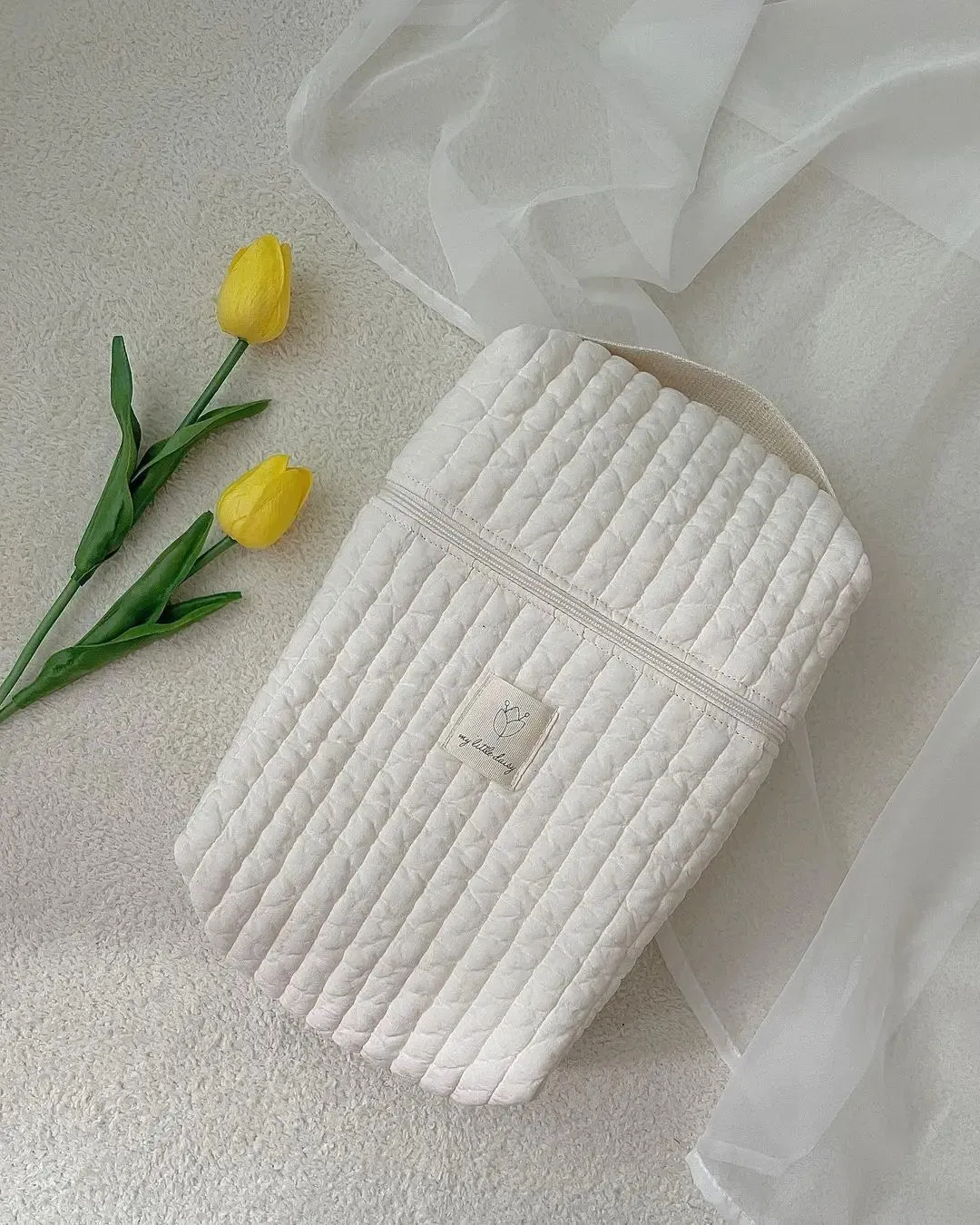 Quilted Stroller Diaper Organizer