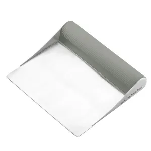 Rachael Ray Tools and Gadgets Stainless Steel Pastry Scraper / Bench Scrape / Kitchen Tool for Baking and Cooking / Dishwasher Safe, Sea Salt Gray, 6x5x1in