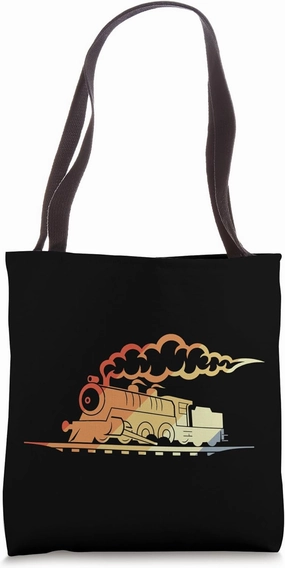 Railroad Retro Look Railroader Model Railway Tote Bag