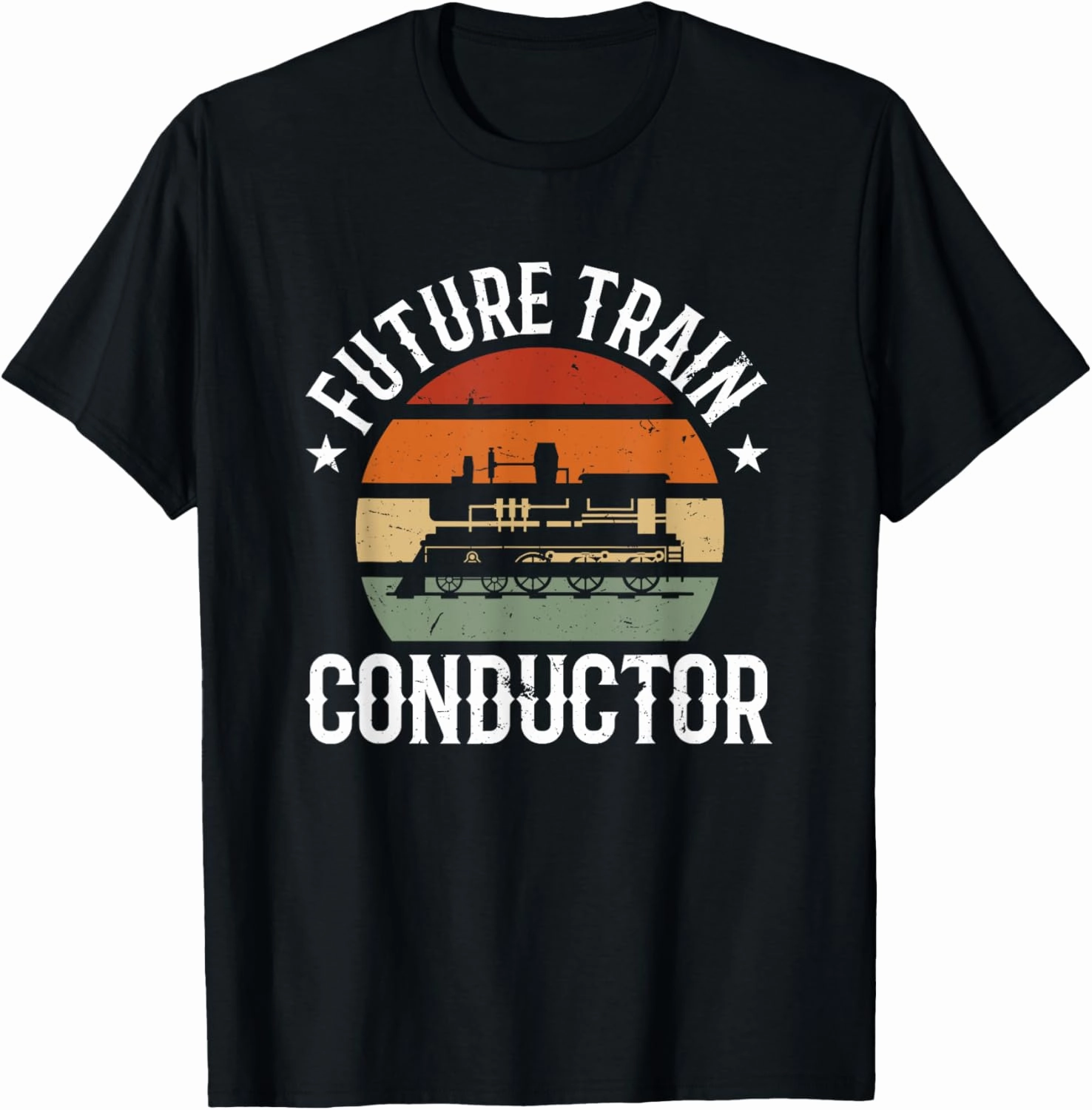 Railroad Train Engineer Future Train Conductor Train T-Shirt
