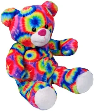 Rainbows The Bear 8 inch Soft Plush Toy – Adorable Colorful Teddy Bear, Small Stuffed Animal Gift for Kids Toddlers Girls Boys, Cuddle Buddy Bear Collectible Toy Plushie