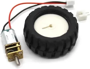 Reduction Rotating N20 Gear Motor Wheel Set, Micro Robot Smart Car Motor DIY Plane Model Small Gear Motor Kit Hobby Geared