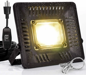 Relassy 150W Waterproof Plant Light, Outdoor Grow Light,Sunlike,Full Spectrum LED Grow Lamp,Without Noise,Ultra Thin,Heat Dissipation,for Seedling Growing Blooming Fruiting
