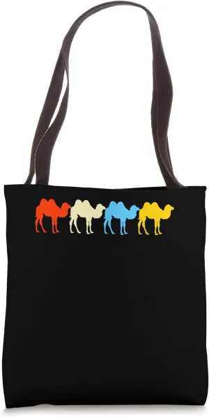Retro Desert Animal Camel Caravan for Cameleer Tote Bag