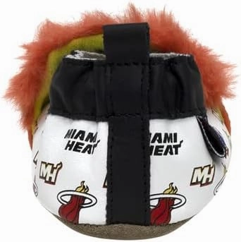 Robeez Baby Boys and Girls NBA Basketball Team Soft Soles Slip-Resistant Crib Shoes Slippers for Infant and Toddler, 0-24 Months