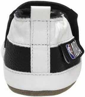 Robeez Baby Boys and Girls NBA Basketball Team Soft Soles Slip-Resistant Crib Shoes Slippers for Infant and Toddler, 0-24 Months