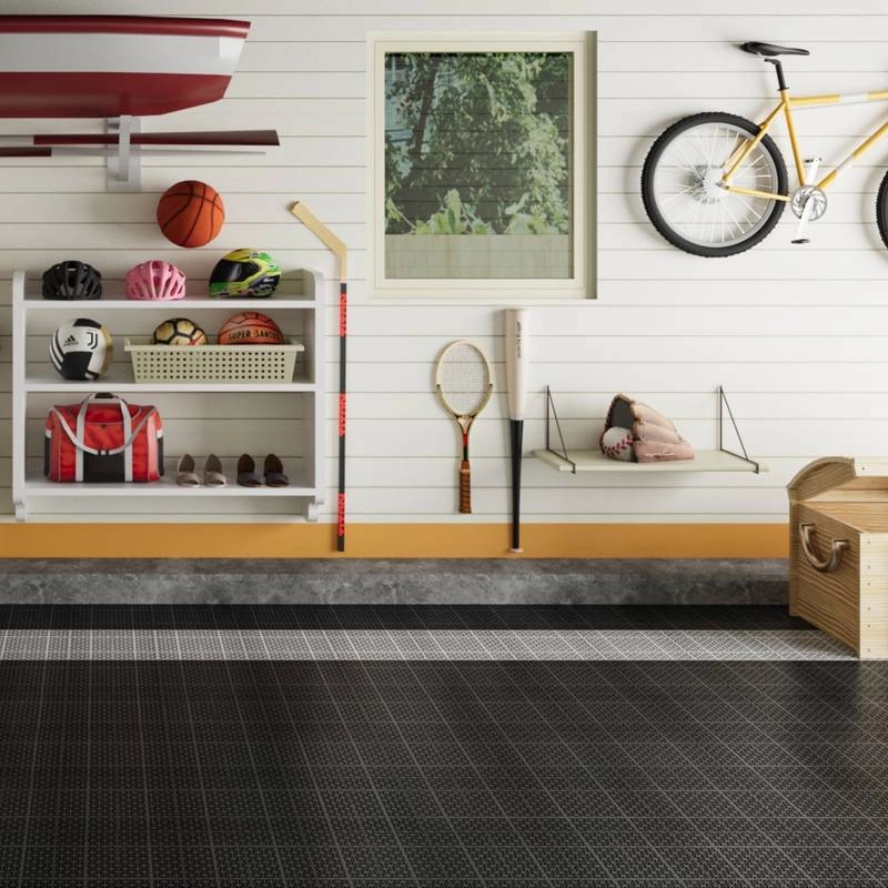 Rosette Outdoor Deck Tiles - Waterproof & Non-Slip