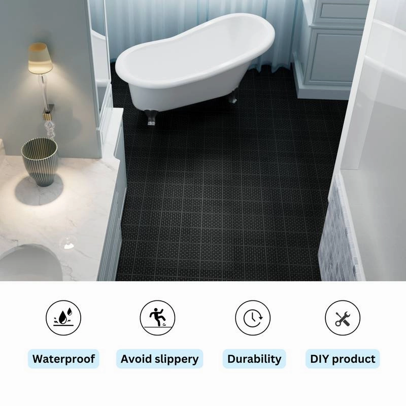 Rosette Outdoor Deck Tiles - Waterproof & Non-Slip
